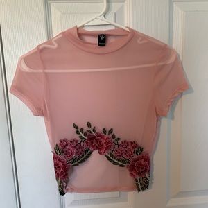 Cute pink top